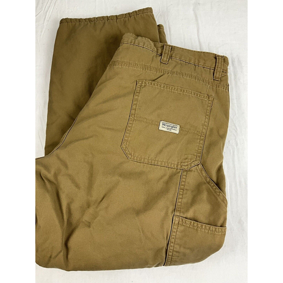 Men’s Wrangler Outdoor All Terrain Cargo Pants With Upf 50+ 38x30 Insulated - Picture 1 of 4